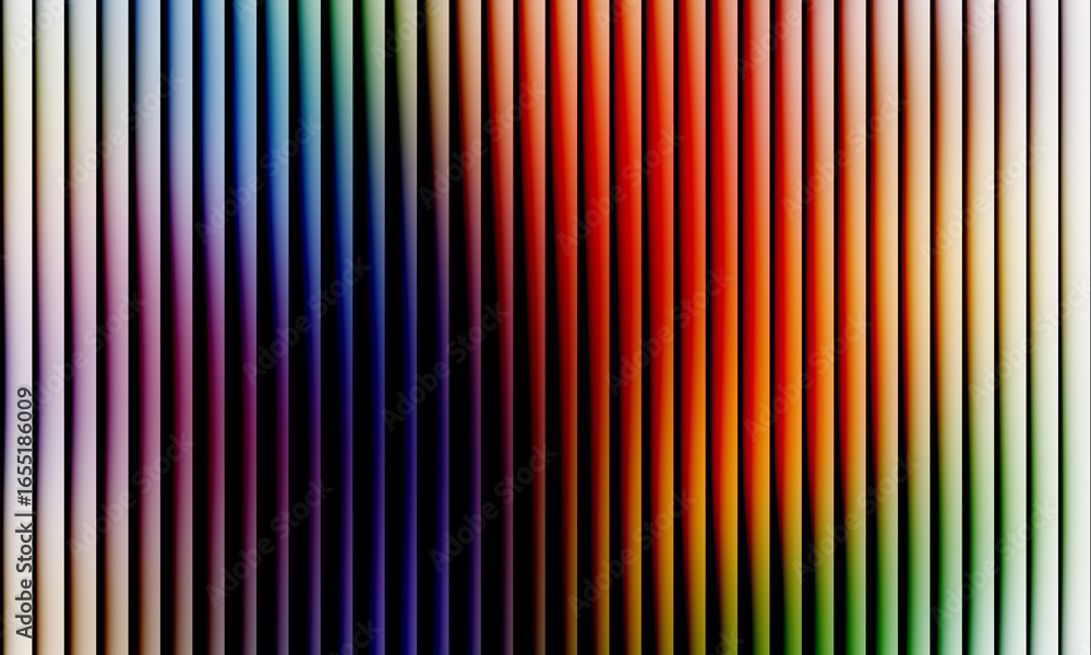 Poster colorful spectrum of vertical lines for abstract background design use