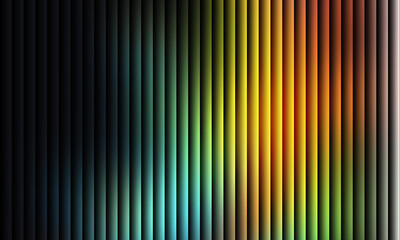 Vibrant spectrum of vertical bars in a colorful gradient background art