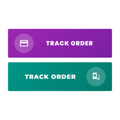 Seamlessly track your online orders with these modern, user-friendly buttons for easy access
