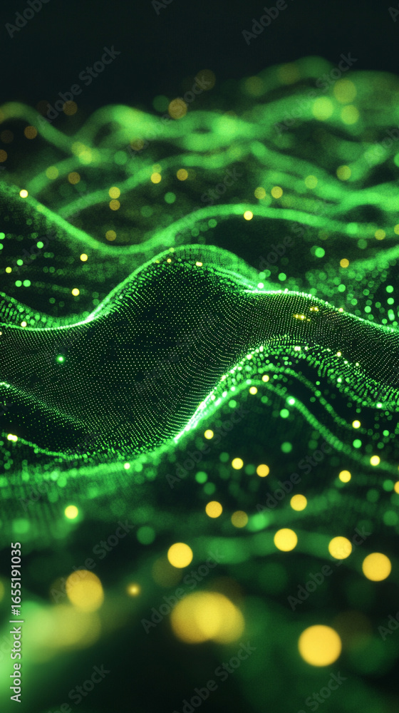 Aufkleber digital technology seamless pattern of dots and pixels, 3d rendering with futuristic design, perfect