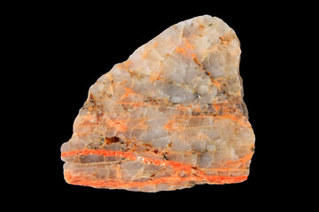 Quartz with Mineral Veins from Lower Lusatia, Germany
