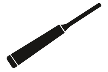 Simple black and white illustration of a hand tool called a chisel