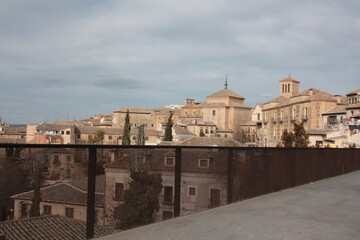 Fototapeta premium view of the old town of toledo spain