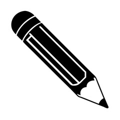 Vector art of black pencil icon
