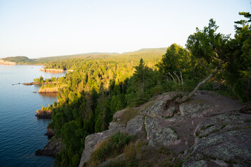 View of Lake Superior from Tettegouche State Park, Minnesota North Shore
