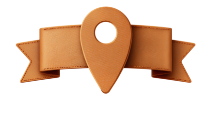 Navigation banner to return to homepage - isolated on transparent background 