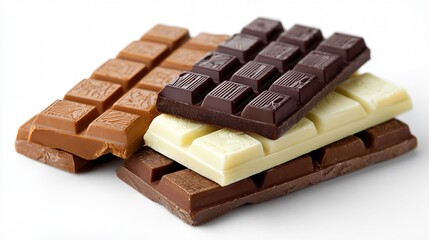 Delicious Chocolate in Multiple Colors - Milk, Dark, and White