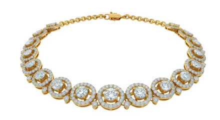 Elegant Luxury Jewelry Isolated &ndash; High-End Stock Image