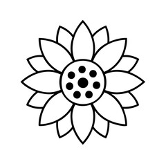 Abstract Flower Vector Illustration