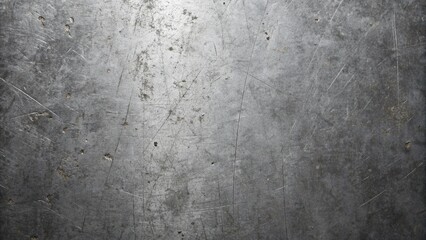 Obraz premium Close up of a scratched and weathered metal surface, creating a textured background with a grunge effect and industrial feel