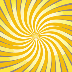 Vibrant yellow and white swirl pattern background