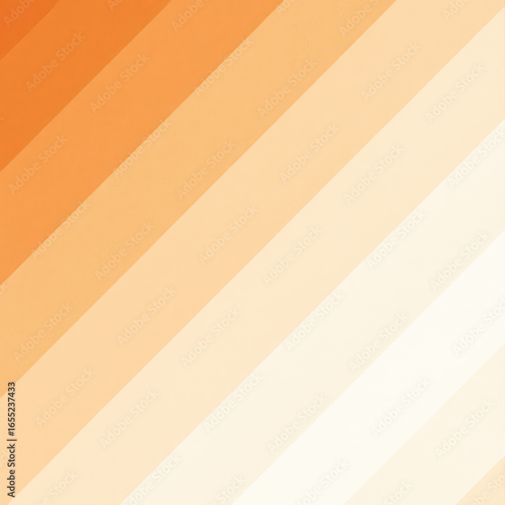 Poster an abstract composition of diagonal lines forms a radiant gradient of orange hues, evoking a sense o