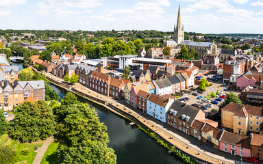 Riverside Walk aerial view