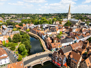 Riverside Walk aerial view