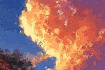 Various oil paintings, flowers, wheat ears, insects, snow scenery, swans, lakes, streams, birds, cottages