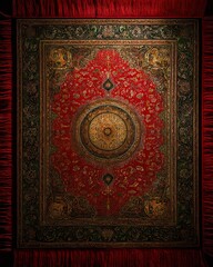 Beautiful Ornate Islamic Prayer Rug with Intricate Traditional Patterns