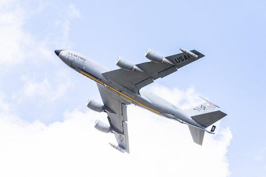 Boeing KC-135R over RAF Mildenhall