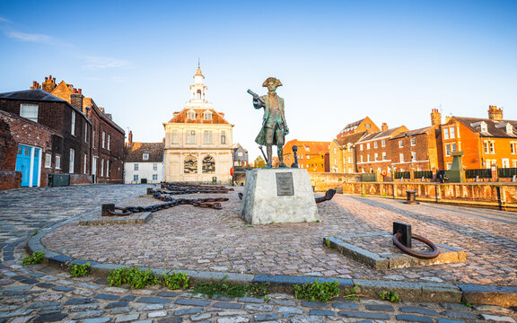 King's Lynn Customs House at dusk