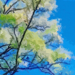 Various oil paintings, flowers, lakes, swans, landscapes, forests, birds, streams, chrysanthemums, butterflies, lotus leaves, lotus flowers