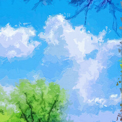 Various oil paintings, flowers, lakes, swans, landscapes, forests, birds, streams, chrysanthemums, butterflies, lotus leaves, lotus flowers