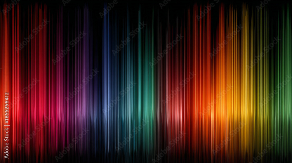 Poster vibrant abstract striped gradient design in bright colors, modern artistic background with smooth tr