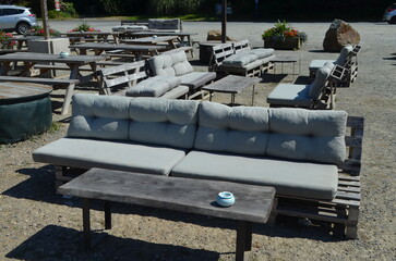 Mobilier de plein air en bois