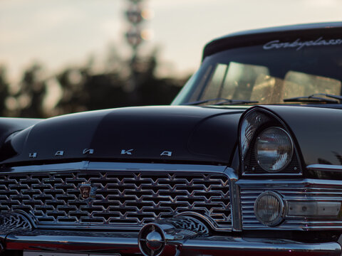 Classic 1959 GAZ-13 Chaika Luxury Soviet Limousine