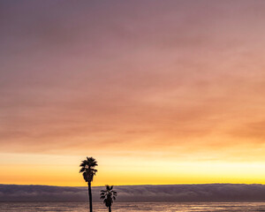 The sun sets at Jalama Beach in California.