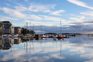 view of the city of Vasteras Sweden