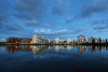 view of the city of Vasteras Sweden