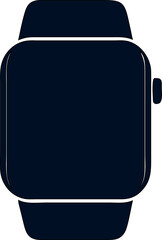 Fitness smartwatch icon in vector style. Perfect for health, exercise, or wearable tech content.