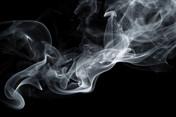 Photo Overlay just smoke on black empty background