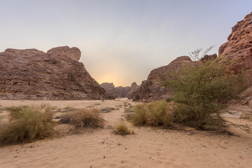 Wadi Rum landscape: AlUla, Saudi Arabia