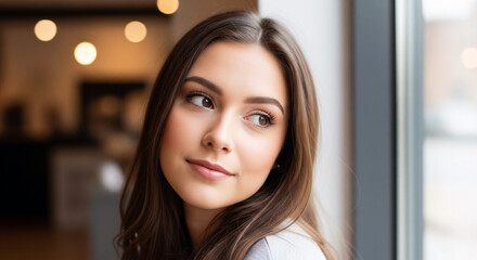 portrait of a young woman
