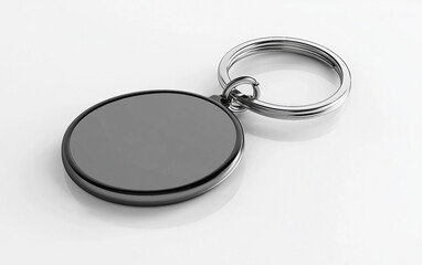 Modern car key fob mockup featuring blank space suitable for customization isolated on white background PNG