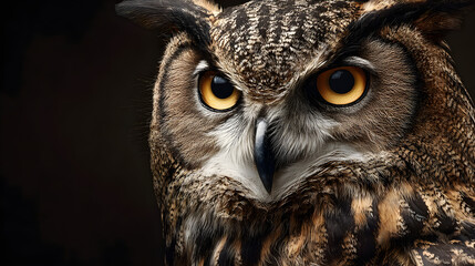 Eurasian Eagle-Owl Portrait