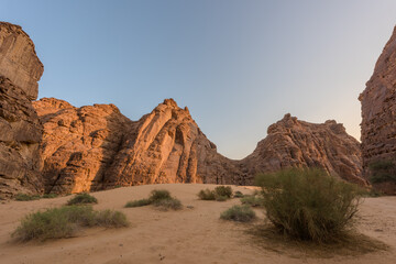 Wadi Rum landscape: AlUla, Saudi Arabia
