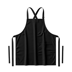 Naklejka premium Black Apron Mockup: Restaurant, Kitchen, Culinary Uniform