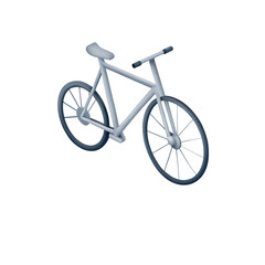 Fototapeta premium 3D icon, Bicycle A standard bicycle, symbolizing cycling
