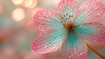 Fototapeta premium Dreamy Botanical Macro Collection of Flowers, Petals and Nature Textures — Soft Focus Backgrounds for Desktop Wallpapers