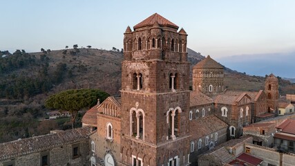 Aerial View of Casertavecchia Medieval Village in Campania