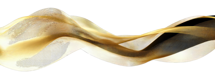 Abstract flowing organic shapes