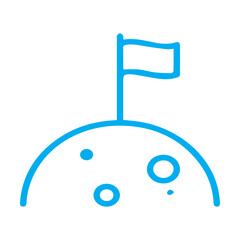 Goal Achieved on Moon