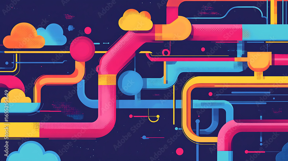 Poster cloud-native api deployment for large-scale pipe routing systems