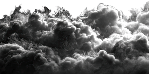 Stormy grayscale cloudscape