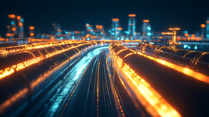 Obraz premium Multi-Platform Support for Pipe Routing Through Open Digital Twin APIs