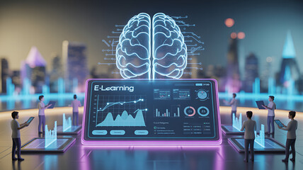 Elearning platform with artificial intelligence and data analysis technology