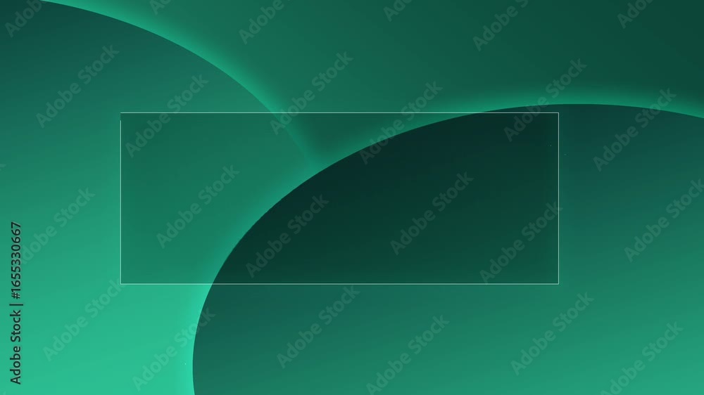 Poster an abstract visual with flowing green curves and subtle gradients, creating a modern and serene aest