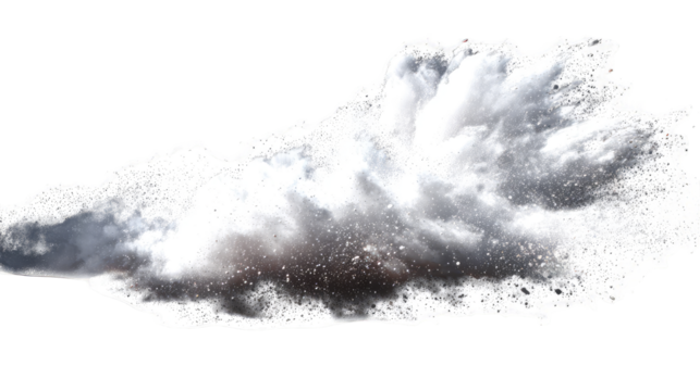 A large, textured cloud formation