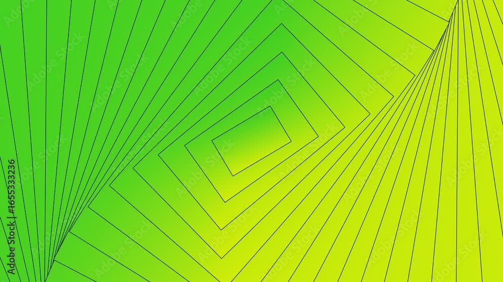 Poster a mesmerizing abstract digital art piece featuring a vibrant green and yellow gradient that forms a 